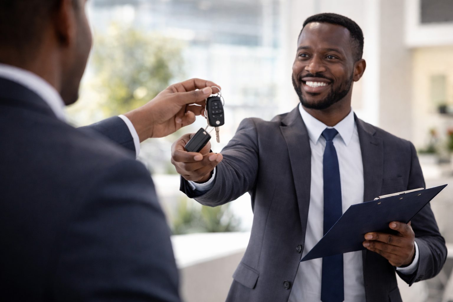 Car rental booking process